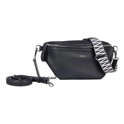 Abbildung von Gabor Bauchtasche &quot;Silena&quot;, hochwertig gewebte Gurtband und ein filigranes Logo