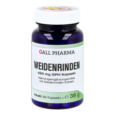 Abbildung von Weidenrinden 450 mg Gph Kapseln