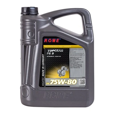 Abbildung von ROWE Hightec Topgear FE SAE 75W 80 S 5 Liter PKW Getriebeöl voll synthetisch Made in Germany