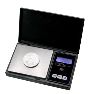 Abbildung von Safe, Digitale Waage, Genauigkeit bis 0,01 g max. 500 Abm: 115x65x20 mm. pro Stk.