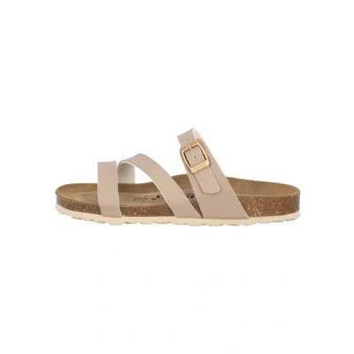 Abbildung von Palado Ikaria Pantolette flach, Größe: 37, Beige matt Schuhe
