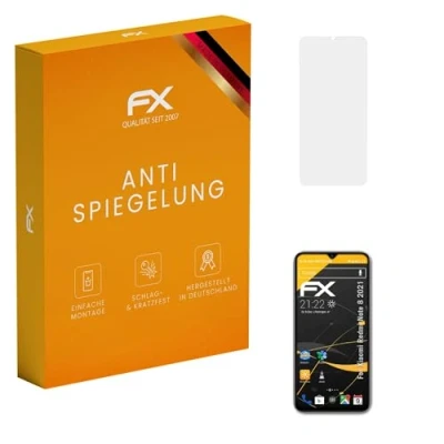 Abbildung von atFoliX Panzerfolie kompatibel mit Xiaomi Redmi Note 8 2021 Schutzfolie, entspiegelnde und stoßdämpfende FX Folie (3X)
