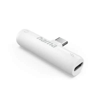 Abbildung von Hama Audio Adapter, USB C Klinke fem. 3,5 mm, PD mit Dunkel