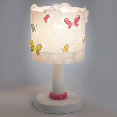 Abbildung von Dalber Kinder Tischlampe Nachttischlampe kinderzimmer Schmetterlinge Butterfly, 62141, E14