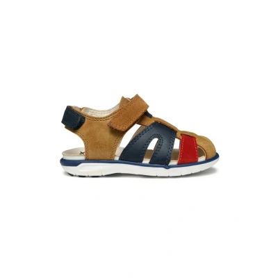 Abbildung von Geox Trekkingsandale für Kinder, Größe: 23, Whisky red Schuhe