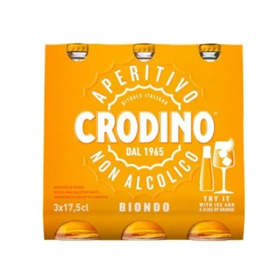 Abbildung von Crodino Aperitif Aperitivo Biondo Alkoholfreier Aperitiv 3 x 0.175 l 0.00% vol