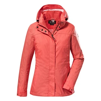Abbildung von killtec Damen Funktionsjacke mit abzippbarer Kapuze, wasserdicht KOS 131 WMN JCKT, koralle, 36, 38374 000