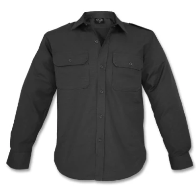 Abbildung von Mil Tec Ripstop Hemd Schwarz 3XL
