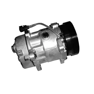 Abbildung von VALEO NEW ORIGINAL PART 699115 Kompressor SD7V16 12 PAG 46 R 134a mit Kompressoröl VOLKSWAGEN: Golf 3 Variant, 4 Schrägheck, Sharan I