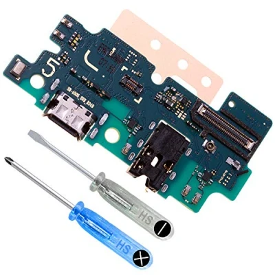 Abbildung von MMOBIEL Ladebuchse Kompatibel mit Samsung Galaxy A50 2019 Dock Connector USB C Audio Jack/Mikrofon/Antenne Ersatz Inkl. Schraubenzieher