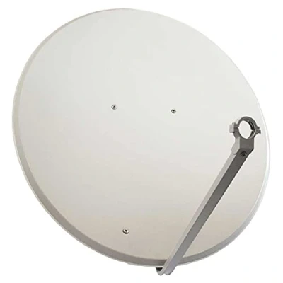 Abbildung von SkyRevolt SRS100 Satellitenschüssel 100cm Stahl Hellgrau Satellitenantenne SAT Offset Spiegel 4K