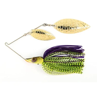 Abbildung von Fox Rage Spinnerbait Spinnköder zum Spinnangeln auf Hechte &amp; Barsche, Hechtköder Spinnfischen, Spinner Hechtangeln, Gewicht:14g, Farbe:Table Rock
