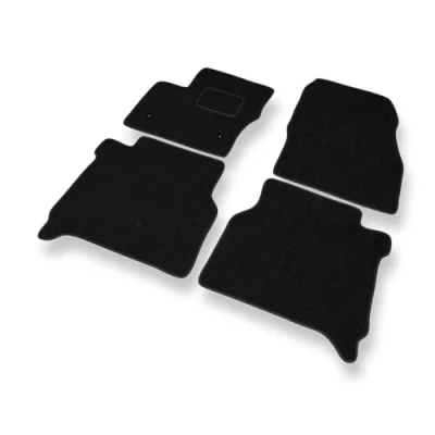 Abbildung von Mossa Fußmatten Auto kompatibel mit Ford Transit Connect (5 Personen) (2014 ) schwarz Automatten Autoteppiche