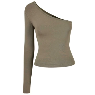 Abbildung von Urban Classics Longsleeve Langarmshirt, Damen, Größe: XS, Olive
