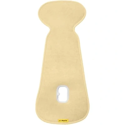 Abbildung von AeroMoov Baby Sitzauflage Air Layer Einlage Für Autositz oder Kinderwagen Gruppe B Antischwitz Sommerbezug Bio Baumwolle Vanilla