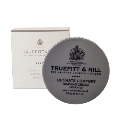 Abbildung von Truefitt &amp; Hill Rasiercreme Schüssel ultimativer Komfort hochwertiger Schaum auf Glycerinbasis, sanftes Gleiten und Hydratation für eine luxuriöse Rasur, ohne zusätzlichen Duft 200 ml