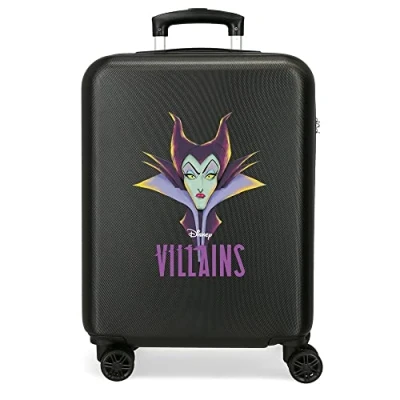 Abbildung von Disney Villains Maleficent Kabinenkoffer Schwarz 38x55x20 cm Starres ABS Seitliches Zahlenschloss 35L 2 kg 4 Doppelrollen Handgepäck