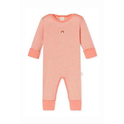 Abbildung von Schiesser Natural LOVE Pyjama für Kinder, Größe: 56, Apricot