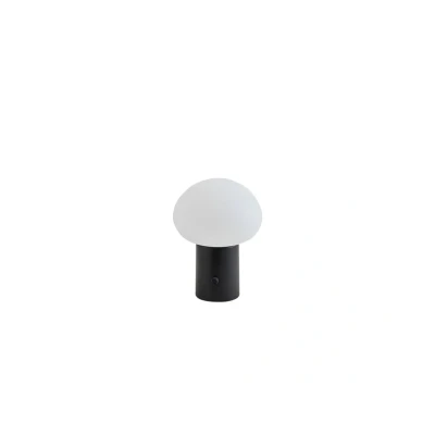Abbildung von Lindby LED Akkutischleuchte Zelie, schwarz, Aluminium, IP44