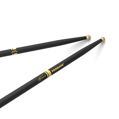 Abbildung von ProMark Schlagzeug Sticks Anton Fig Drum ActiveGrip Wird klebriger, wenn die Hände schwitzen Active Grip Finish, Große runde Spitze, Hickoryholz 1 Paar