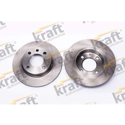 Abbildung von KRAFT 6050200 Bremsscheibe 232, 232,0 9,0 4 voll VOLKSWAGEN: Polo III Schrägheck, Lupo / 3L, Classic, SEAT: Ibiza 2, Arosa
