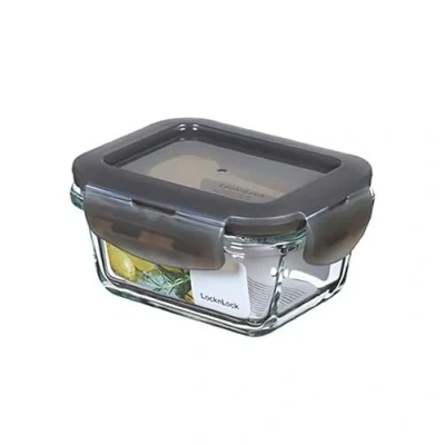 Abbildung von LocknLock OVEN GLASS Frischhaltedosen Glas mit Deckel 160 ml 110 x 90 53 mm Kühlschrank, Gefriertruhe &amp; Spülmaschine Borosilikat bis 400C ofenfest Mikrowellengeschirr