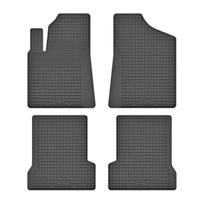 Abbildung von Gummimatten Fußmatten 1.5 cm Rand kompatibel mit FIAT SEICENTO (Bj. 1998 2010) ideal angepasst 4 Teile EIN Set