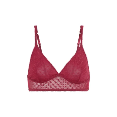 Abbildung von LSCN by LASCANA Bralette, aus leicht transparentem Herzchen Mesh