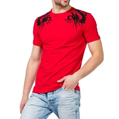 Abbildung von Cipo &amp; Baxx Tshirt print, Herren, Größe: XL, Red