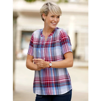 Abbildung von Sieh an! Klassische Bluse Karobluse