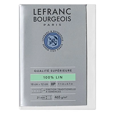 Abbildung von Lefranc &amp; Bourgeois 111208 Keilrahmen aus 100% Leinen in Premium Qualität, gebrauchsfertig Grundiert mit Titandioxid Gesso, seitlich genagelt auf massivem Kiefernholz 0P