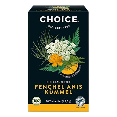 Abbildung von CHOICE Fenchel Anis Kümmel Bio Tee 40 g