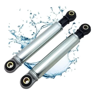 Abbildung von LICHTBLAU 2x SUSPA Stoßdämpfer für Miele Waschmaschine 4500826 4151285 I Farbe Silber Bosch 107654, 105523, 118869 Vibrationsdämpfer 8mm Bohrung 120N Ersatzteil Waschmaschinendämpfer