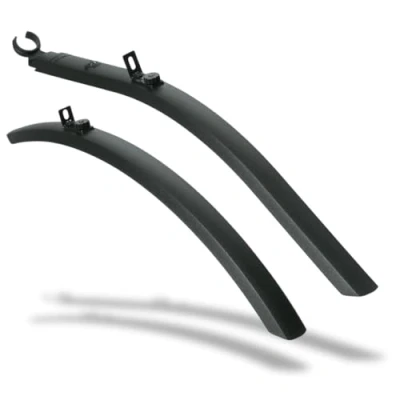 Abbildung von SKS GERMANY TREKKING Set Trekkingrad Schutzblech (Fahrradzubehör aus schlagfestem Hochleistungskunststoff, optimaler Spritzschutz, einfache Montage durch Universalbefestigung), schwarz