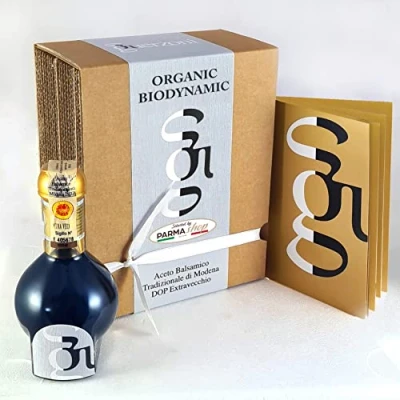 Abbildung von Traditioneller Balsamico Essig auf Modena g.U Biologisch Biodynamisch Extravecchio Älter als 25 Jahre Italien