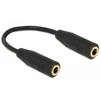 Abbildung von Delock 65896 Adapter Audio Klinke 3,5 mm 4 Pin Buchse &gt; 13 cm Kabel, 3.5mm Klinkenbuchse, (13,00 cm)
