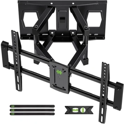 Abbildung von USX MOUNT TV Wandhalterung Schwenkbar Neigbar für 37 86 Zoll TV, Fernseher mit Max. VESA 600x400mm, Halterung bis zu 55kg, Ausfahren Doppelarm Halterung, XML901