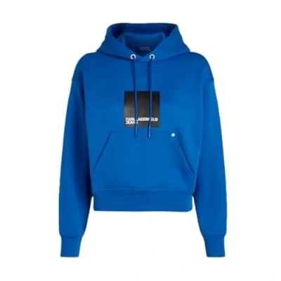 Abbildung von Karl Lagerfeld Jeans LOGO Sweatshirt, Damen, Größe: Large, Klj blue
