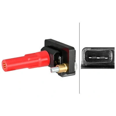 Abbildung von HELLA 5DA 358 101 821 Zündspule 3 polig Kerzenschachtzündspule SUBARU: Outback II, III, Legacy 4 Kombi
