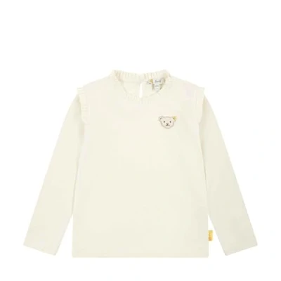 Abbildung von Steiff Langarmshirt für Kinder, Größe: 92, Eggnog