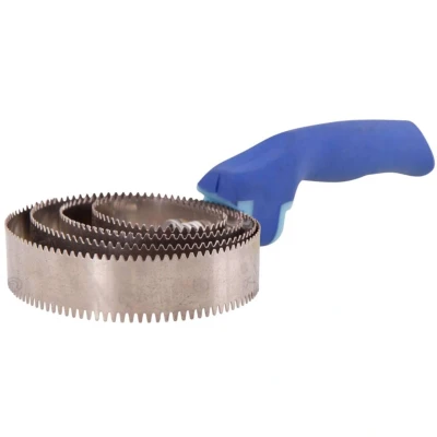 Abbildung von Premiere Striegel Soft Grip Kobalt/Hellblau