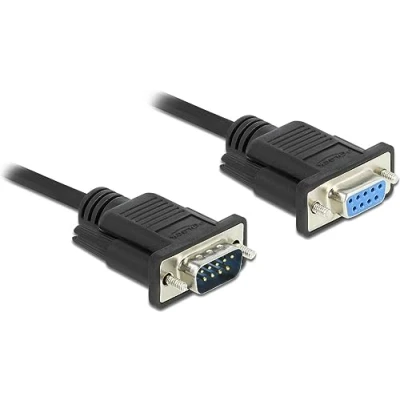 Abbildung von Delock Seriell Kabel RS 232 Sub D9 Stecker zu Buchse mit 10 m