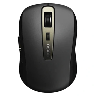 Abbildung von Rapoo MT350 kabellose Maus, Bluetooth, 2.4 GHz, 1600 DPI, Schwarz Maus (Bluetooth)