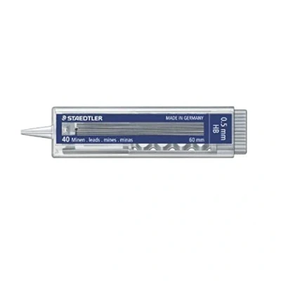 Abbildung von 12 x Staedtler Feinminen Dose mit 40 Minen 0.5mm HB