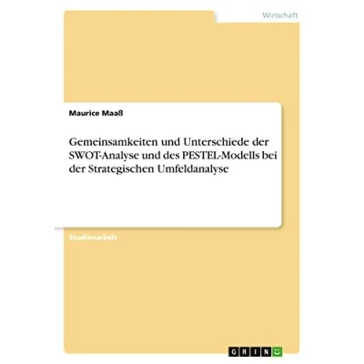 Abbildung von Gemeinsamkeiten und Unterschiede der SWOT Analyse des PESTEL Modells bei Strategischen Umfeldanalyse