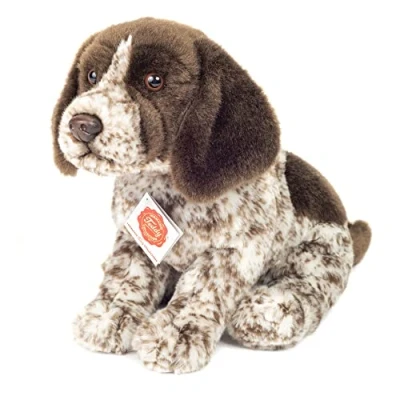Abbildung von Teddy Hermann® Kuscheltier Plüschtier Deutsch Drahthaar Welpe, 30 cm