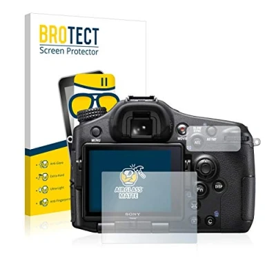 Abbildung von BROTECT Entspiegelungs Schutzglas für Sony Alpha 77 II (SLT A77 II) Schutz Folie Panzerfolie Glas Matt [Extrem Kratzfest 9H, Anti Reflex]