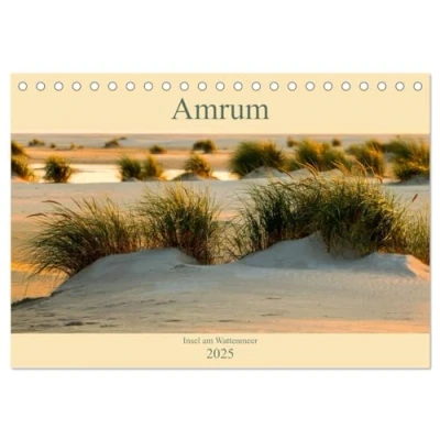Abbildung von Amrum Insel am Wattenmeer (Tischkalender 2025 DIN A5 quer), CALVENDO Monatskalender