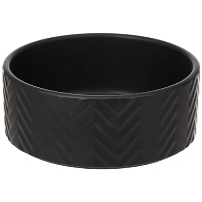 Abbildung von Trixie Futter /Wassernapf. Keramik Schwarz Katzenfutternapf 20 c...