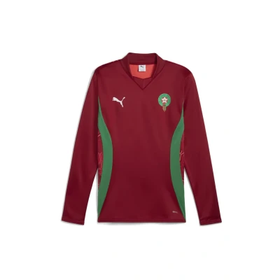 Abbildung von Puma FRMF Prematch LS FußballTrikot, Herren, Größe: XXL, Intense red archive green